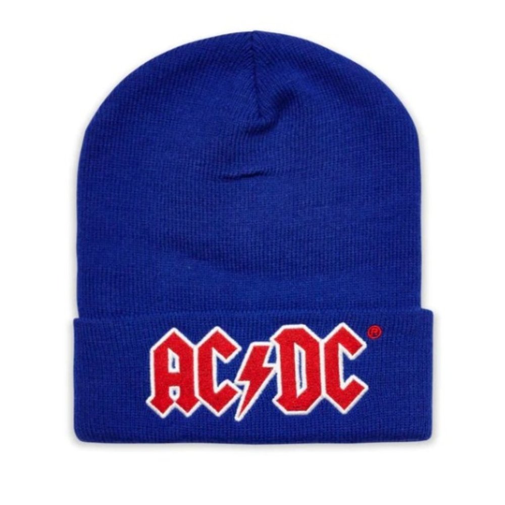 (NWT) Reason xACDC Embroidered Knit Beanie OS